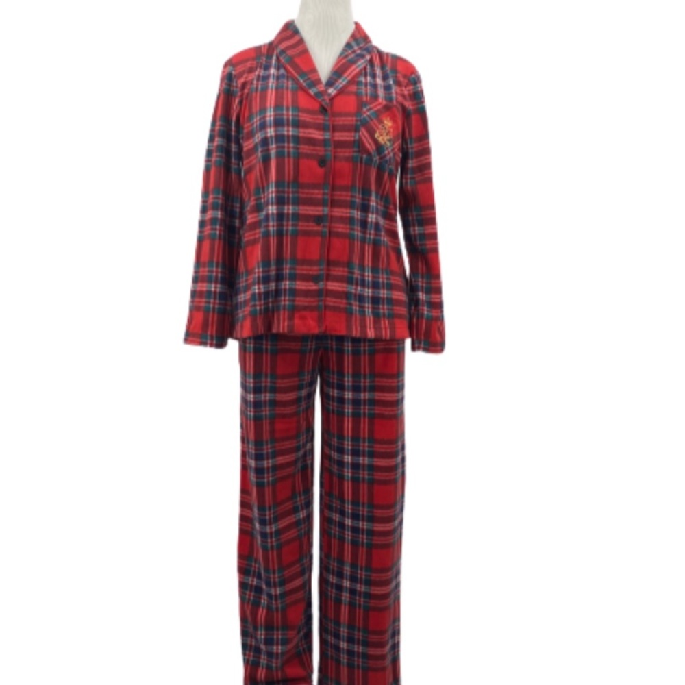 Lauren Ralph Lauren Red Plaid Christmas Pajamas